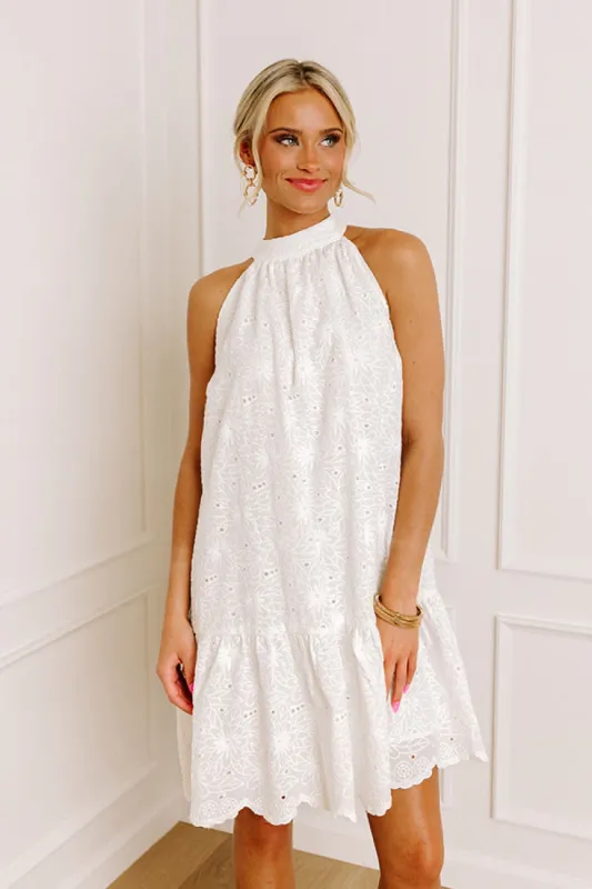 Gardenia Darling Embroidered Mini Dress sold by Impressions