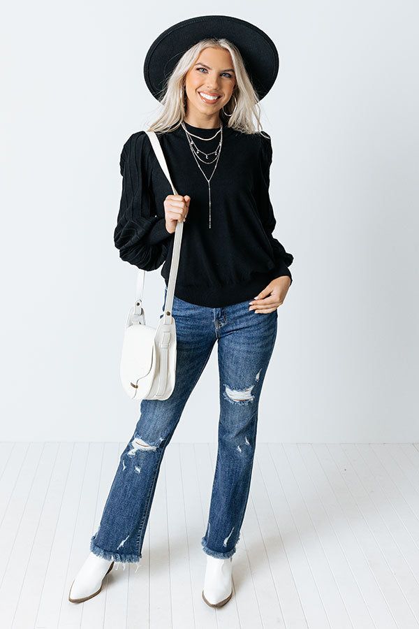 The Jordie Midrise Distressed Flares In Dark Wash sold by Impressions product image thumbnail 3