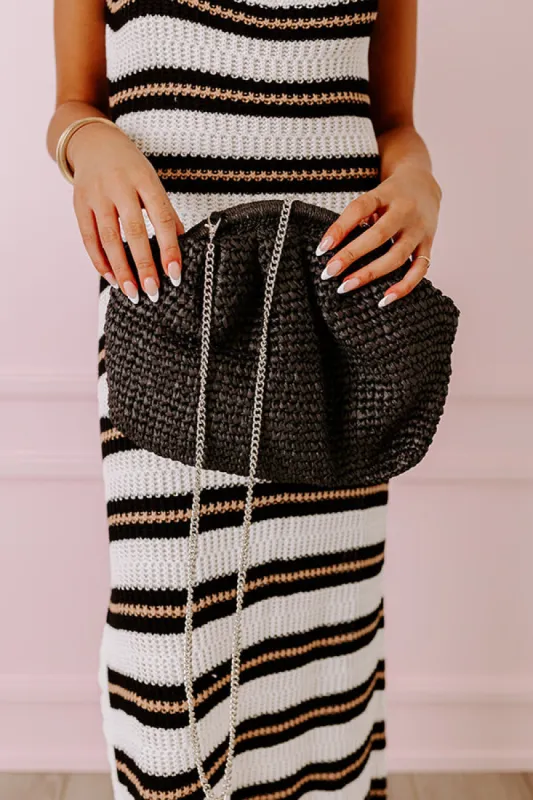 Coral Cove Woven Crossbody In Black sold by Impressions
