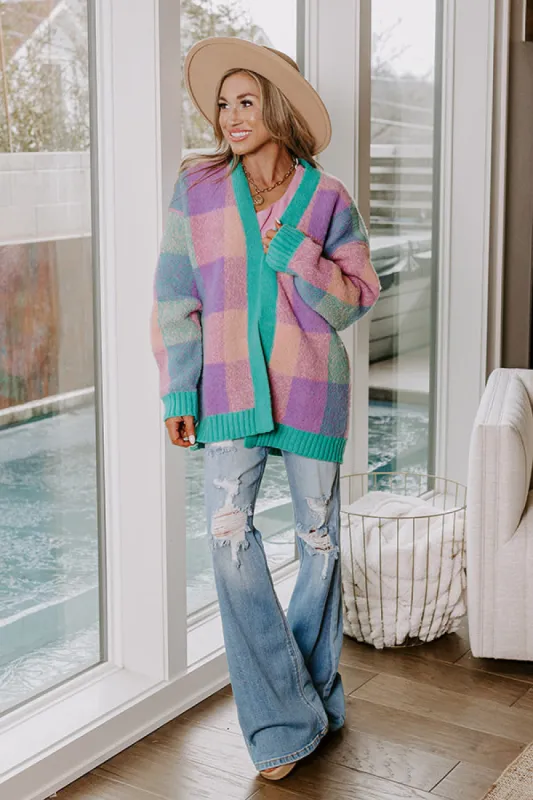 Alpine Escape Plaid Cardigan sold by Impressions