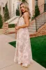 Tranquil Time Floral Midi in Mocha sold by Impressions