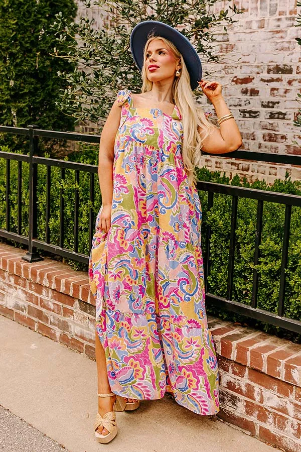 Resort Radiance Paisley Maxi Dress Curves sold by Impressions product image thumbnail 4