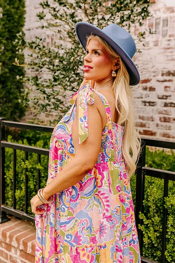 Resort Radiance Paisley Maxi Dress Curves sold by Impressions product image thumbnail 2