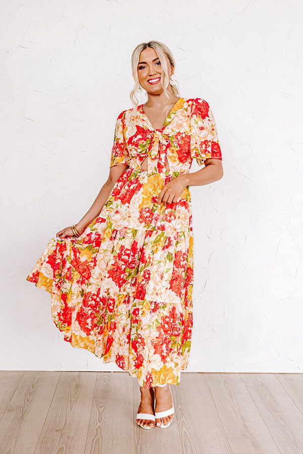 Sway The Night Away Floral Midi sold by Impressions