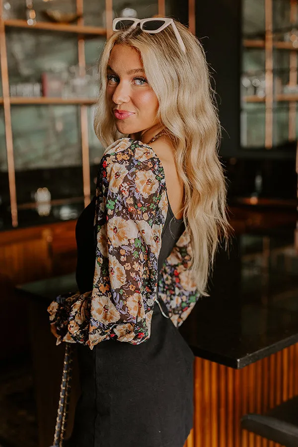 Downtown Happy Hour Floral Bodysuit sold by Impressions product image thumbnail 3