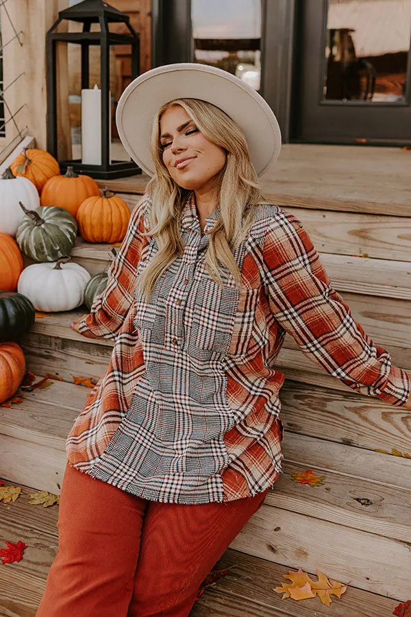 Fall Sunset Flannel Tunic Curves sold by Impressions product image thumbnail 3
