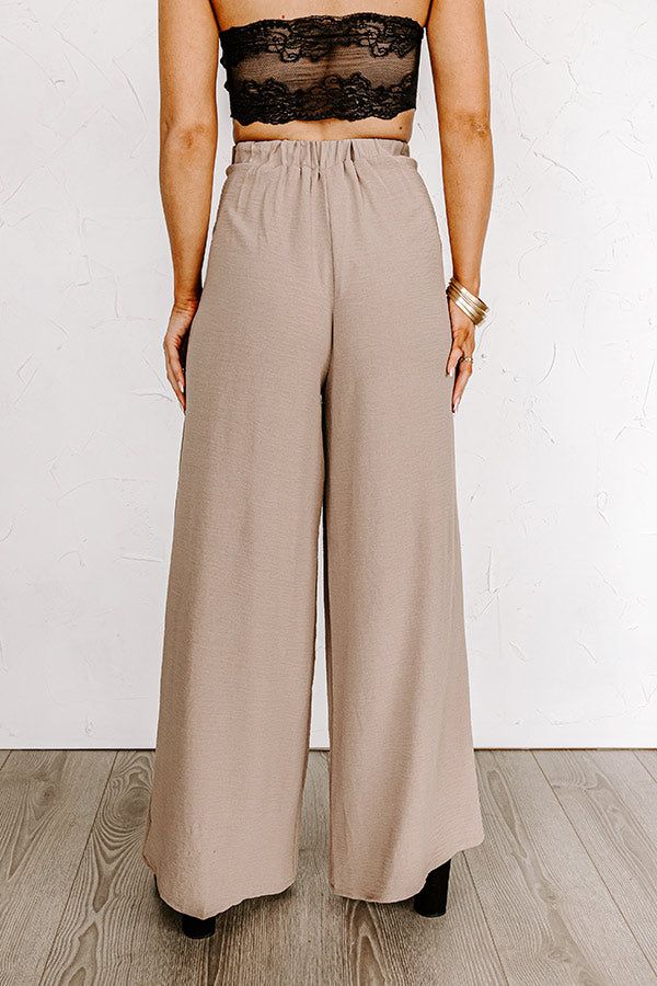 The Maddie High Waist Trousers In Taupe sold by Impressions product image thumbnail 4
