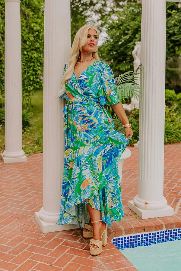 Party In Paradise Wrap Maxi Dress Curves sold by Impressions product image thumbnail 3