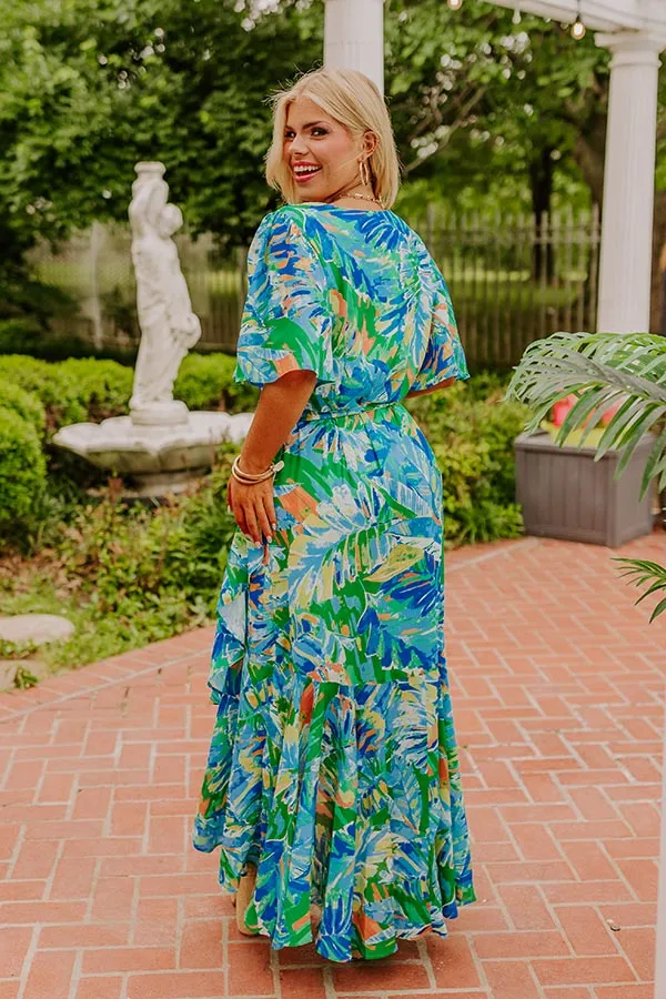 Party In Paradise Wrap Maxi Dress Curves sold by Impressions product image thumbnail 4