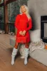 When I See You Mini Dress In Red sold by Impressions