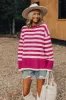Denver Icon Stripe Sweater In Orchid sold by Impressions