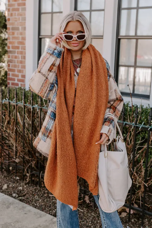 London Fog Ultra Soft Scarf In Pumpkin sold by Impressions