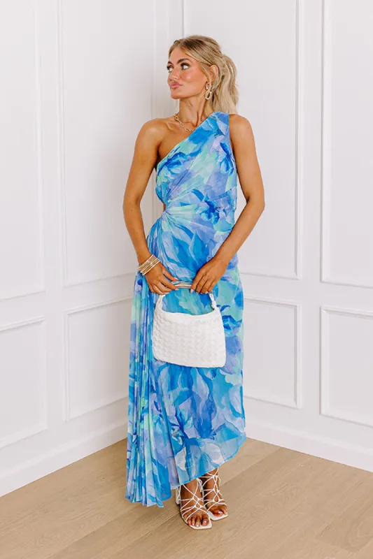 Bubbly Bliss Pleated Maxi Dress sold by Impressions