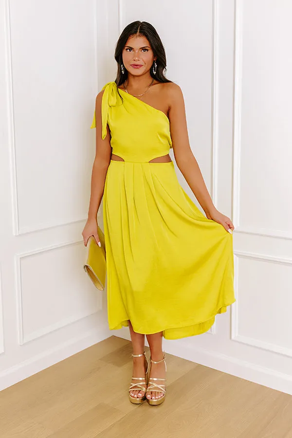 Date Night In Milan Satin Midi sold by Impressions