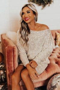 Light The Way Sequin Dress sold by Impressions