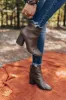 The Madeline Faux Leather Bootie In Brown sold by Impressions