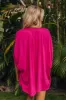 Sun-Kissed Sands Shift Top In Fuchsia sold by Impressions
