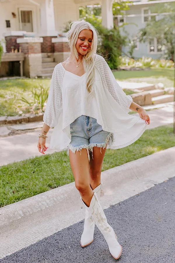 Boho Energy High-Low Top sold by Impressions product image thumbnail 2