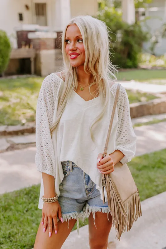 Boho Energy High-Low Top sold by Impressions