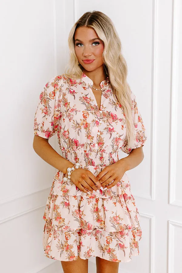 Feel The Romance Floral Mini Dress sold by Impressions product image thumbnail 3