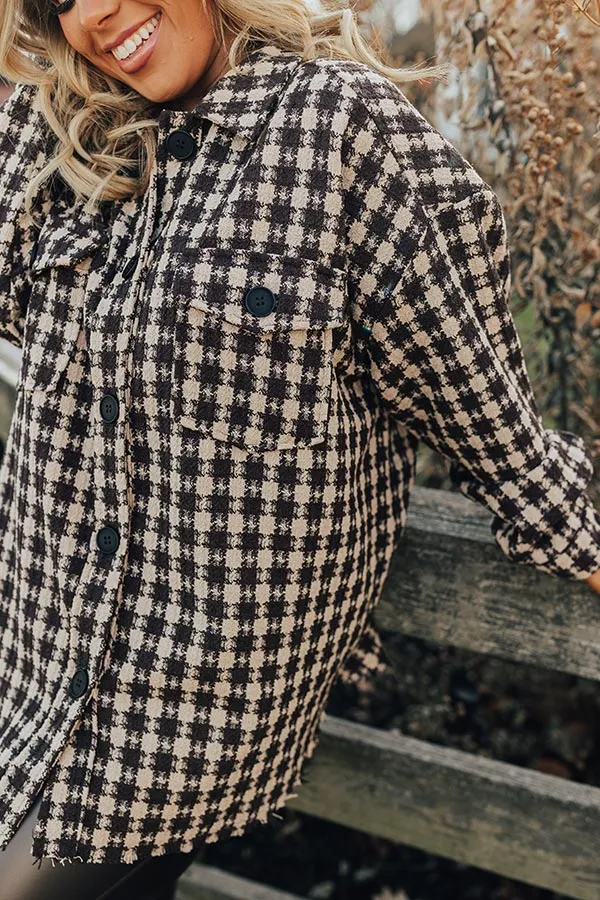 Caffeine Crush Checkered Jacket Curves sold by Impressions product image thumbnail 3