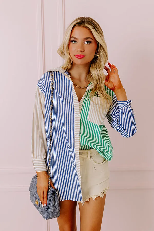 London Landmarks Color Block Button Up sold by Impressions product image thumbnail 2