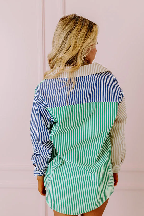 London Landmarks Color Block Button Up sold by Impressions product image thumbnail 4