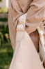 Girl On The Go Faux Leather Tote in Cream sold by Impressions