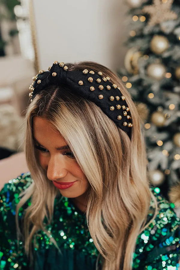 Buttercup Kisses Embellished Headband In Black sold by Impressions product image thumbnail 3