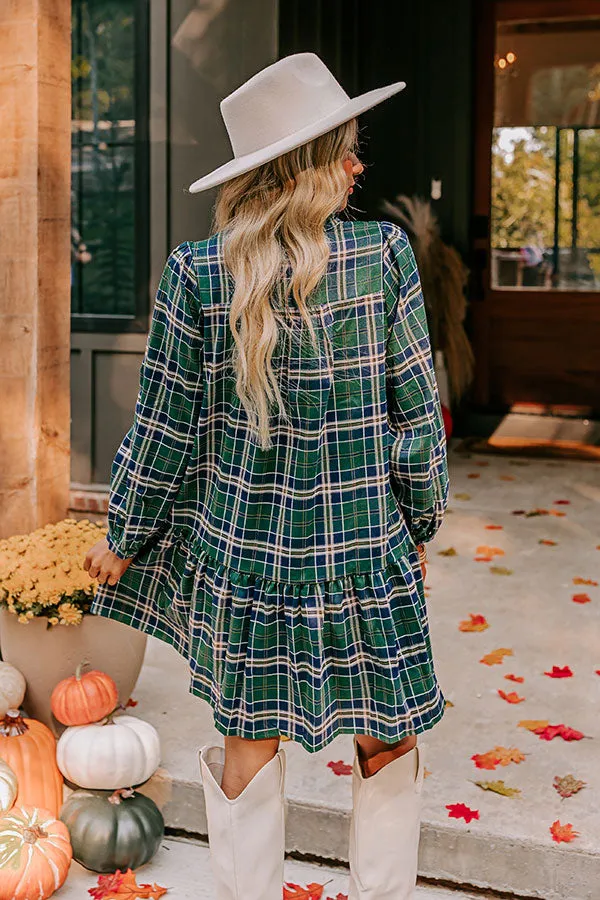 Apple Picking Pretty Plaid Mini Dress sold by Impressions product image thumbnail 4