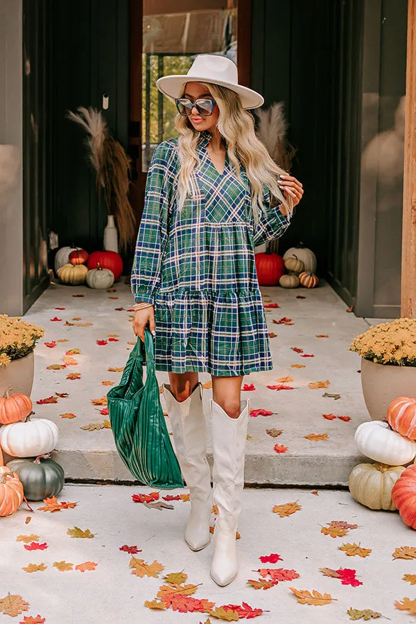 Apple Picking Pretty Plaid Mini Dress sold by Impressions product image thumbnail 5