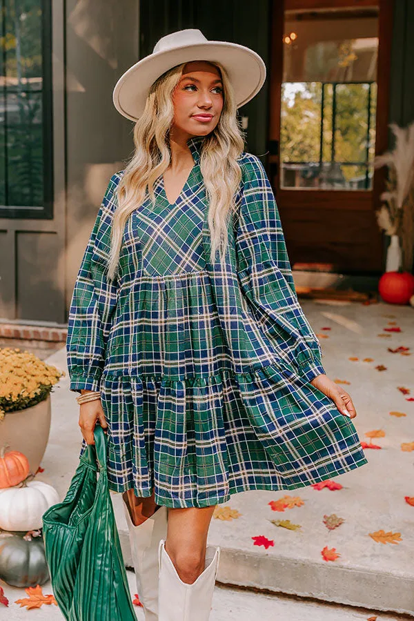 Apple Picking Pretty Plaid Mini Dress sold by Impressions product image thumbnail 2