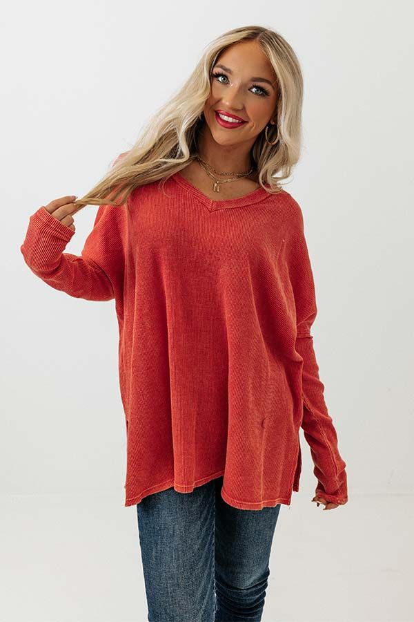 Love Over Lattes Waffle Knit Top sold by Impressions product image thumbnail 2