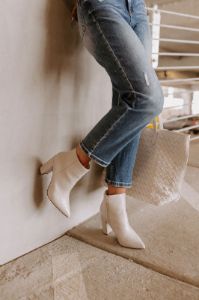 The Tisch Faux Leather Bootie sold by Impressions