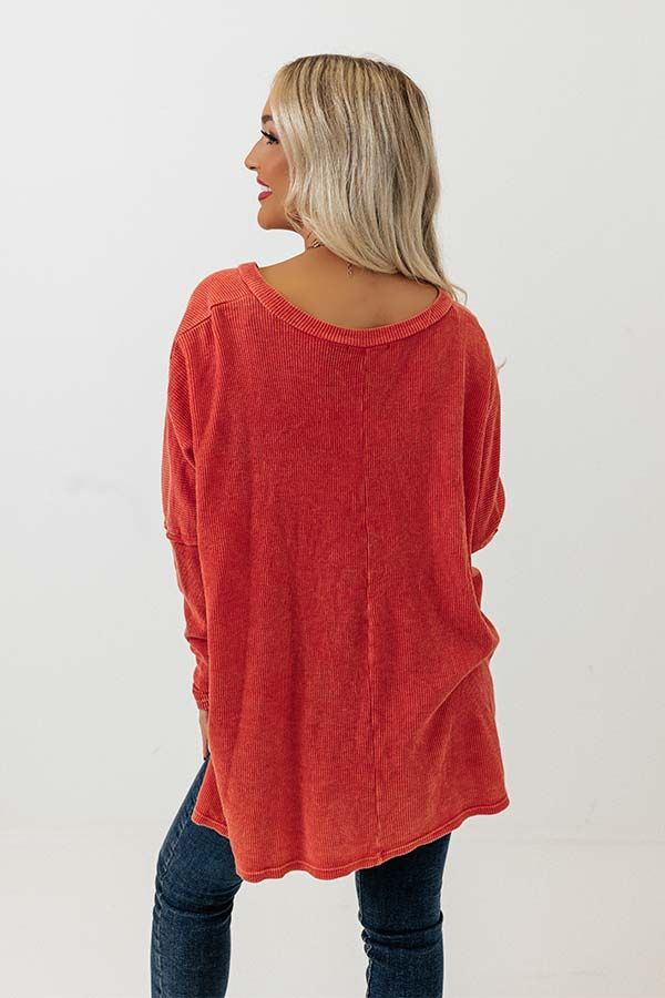 Love Over Lattes Waffle Knit Top sold by Impressions product image thumbnail 4