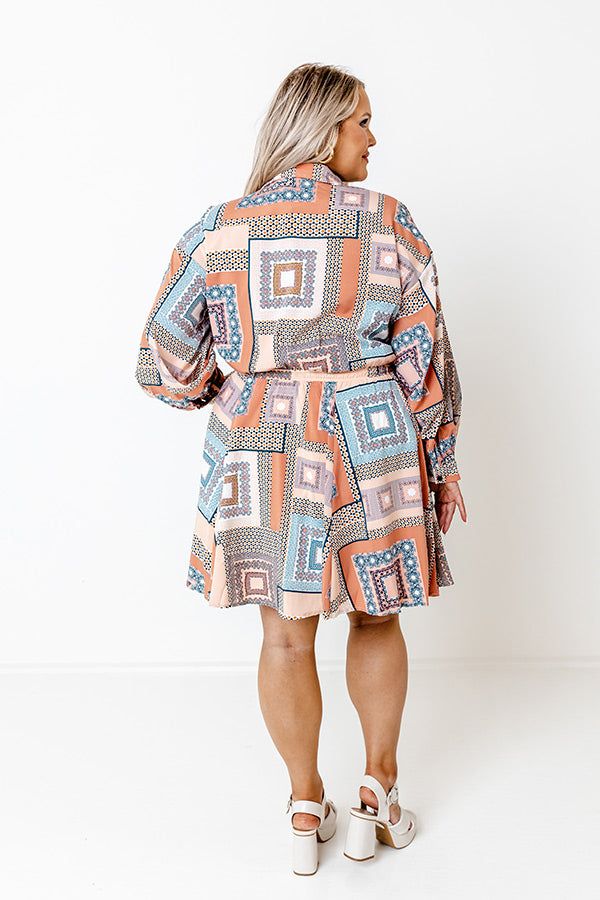 Glam Slam Dress in Rust Curves sold by Impressions product image thumbnail 3