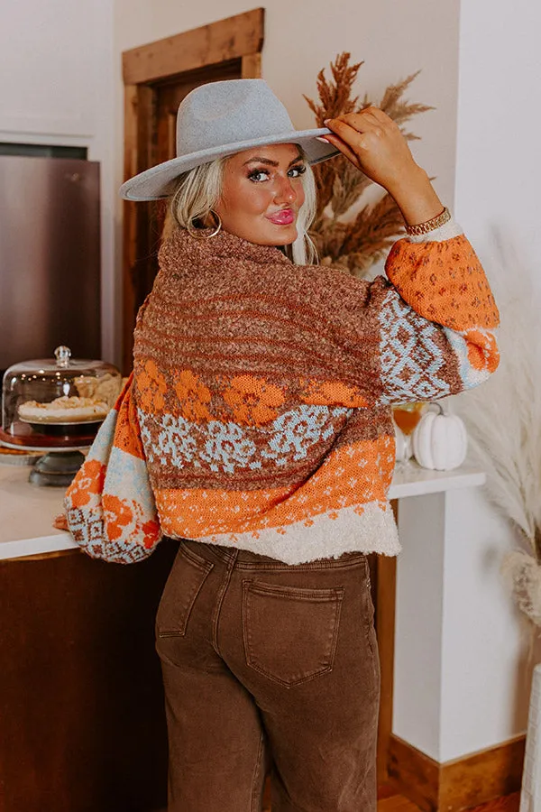 Autumn Brunch Knit Sweater in Cinnamon sold by Impressions product image thumbnail 4
