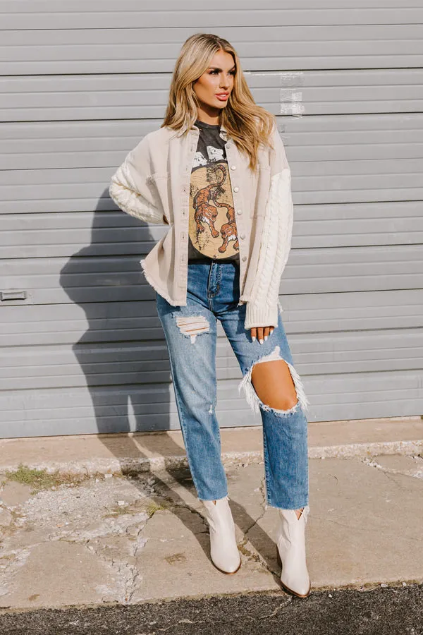 Karma Oversize Distressed Graphic Tee sold by Impressions product image thumbnail 3