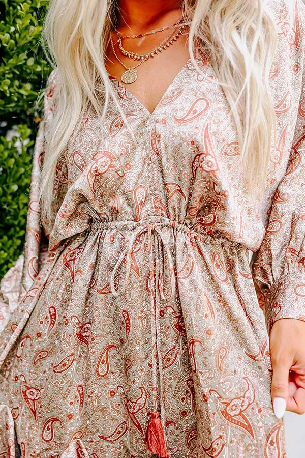 Feeling Spontaneous Paisley Mini Dress sold by Impressions product image thumbnail 3