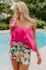 The Party Goes On Tube Top In Hot Pink sold by Impressions