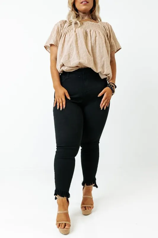The Sloane High Waist Skinny in Black Curves sold by Impressions