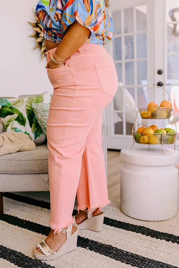 Risen Iris Midrise Wide Leg Jean in Pink Curves sold by Impressions product image thumbnail 3