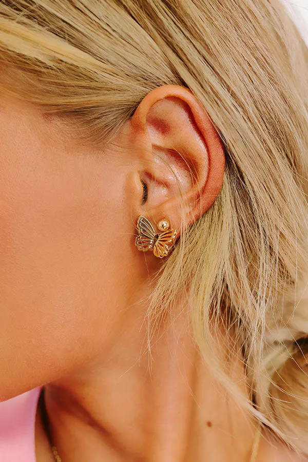 Butterfly Garden Pearl Earrings sold by Impressions product image thumbnail 3