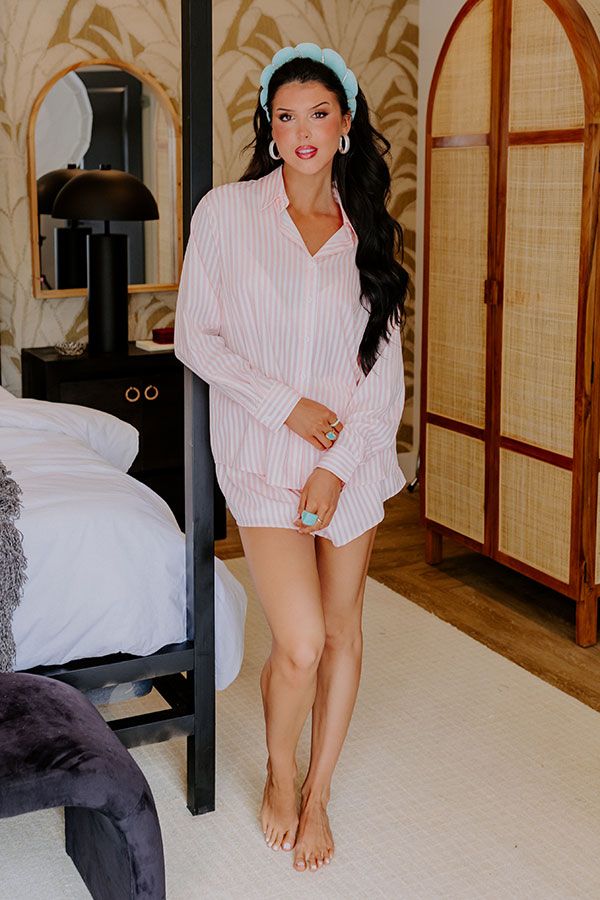 Endlessly Obsessed Stripe Button Up sold by Impressions product image thumbnail 2