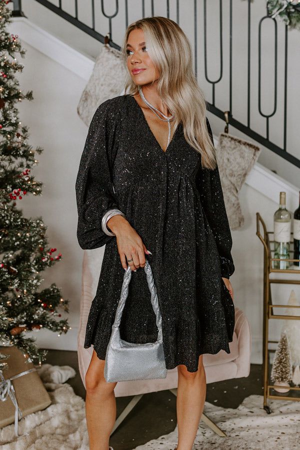 Sleek Sophistication Mini Dress In Black sold by Impressions product image thumbnail 2