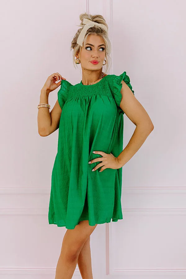 Saltwater Sunrise Shift Dress In Green sold by Impressions