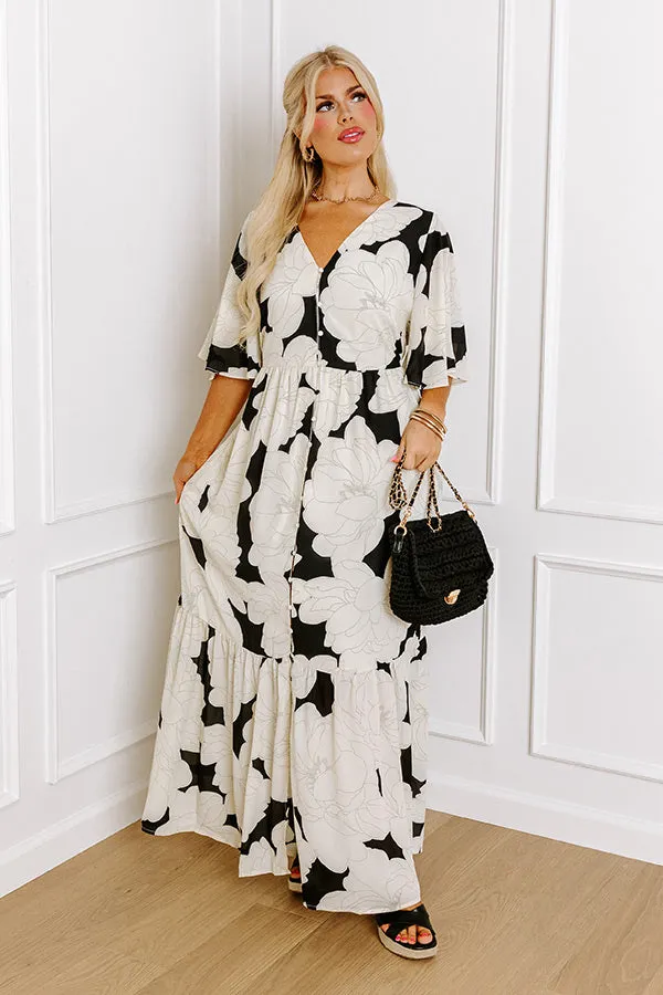 Sailboat Soiree Maxi in Cream Curves sold by Impressions