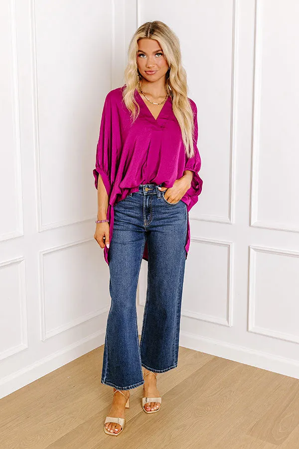 New To Town Shift Top In Berry sold by Impressions product image thumbnail 2