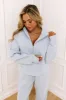 Coffee Run Cutie Pullover in Sky Blue sold by Impressions