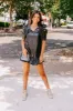 Stylish Setting Faux Leather Mini Dress in Black sold by Impressions